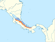 Cephalopterus glabricollis kartta.svg