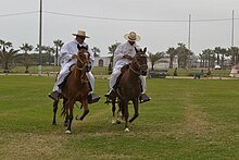 Chalanes Trujillanos in their horses