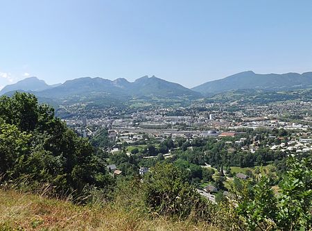 Chambéry depuis les Monts