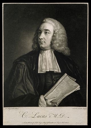 <span class="mw-page-title-main">Charles Lucas (politician)</span> Irish apothecary, physician and politician (1713–1771)