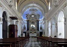 Interno della chiesa di Santa Maria della Vittoria