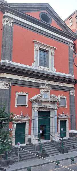 File:Chiesa di Santa Maria di Costantinopoli, facciata rinnovata (Naples).jpg
