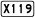 China County Road X119.svg