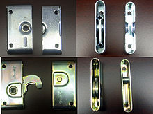 Views of a few types of coffin lock Coffin locks.jpg