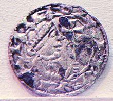 Coin of king Olaf I of Denmark Olof hunger.jpg