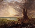 Romantic landscape with Ruined Tower (1832-36)