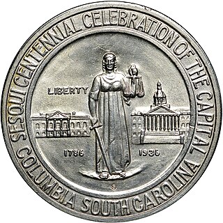 Columbia, South Carolina Sesquicentennial half dollar Commemorative coin