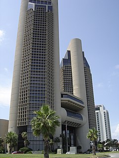 One Shoreline Plaza Skyscraper in Corpus Christi, Texas