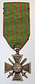 Revers de la médaille de la croix de guerre 1914/1918