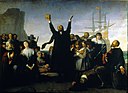 Desembarco de los puritanos en América (Antonio Gisbert)