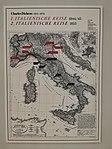 Dickens, Charles — Besuchte Orte während der Italienreisen 1844 - 1845 + 1853 (Kartografie)