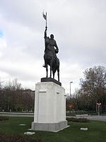Jezdecká socha Diega de Castilla v Burgosu