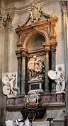 Domenico guidi su dis. del borromini, monumento di orazio falconieri e ottavia sacchetti, 01.jpg