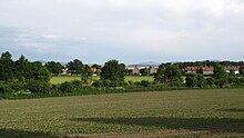 Drausendorf vor polnischem Tagebau und Jeschken