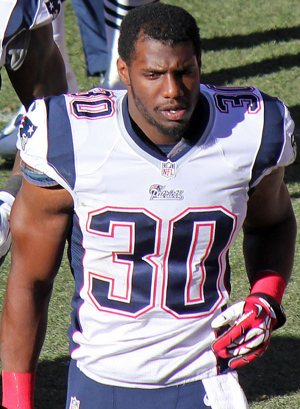 Harmon with the Patriots in 2014