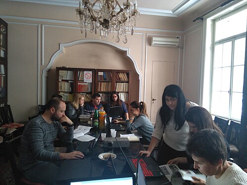 Edit-a-thon at Institute for the Protection of Cultural Monuments of Serbia 03.jpg