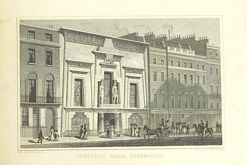 Egyptian Hall, Piccadilly - Shepherd, Metropolitan Improvements (1828), p295.jpg