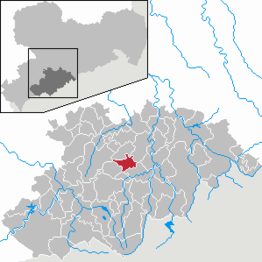 Kaart van Ehrenfriedersdorf