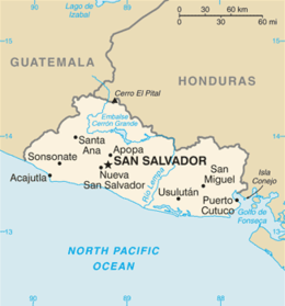 El Salvador - kartta