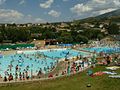 Français : Piscine d'été, Err, Pyrénées-Orientales, France