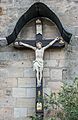 * Nomination Crucifix on the outer wall of the Catholic parish church of St. Jacobus Maior in Etzelskirchen --Ermell 07:10, 1 May 2017 (UTC) * Promotion  Support Good quality. May be tilted CCW? Or natural? --XRay 07:19, 1 May 2017 (UTC) Comment Das Ding ist ziemlich schief. Thanks for the review.--Ermell 10:57, 1 May 2017 (UTC)