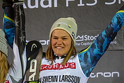 FIS Alpin Ski Weltcup in Stockholm 2019 Anna Swenn Larsson 4.jpg