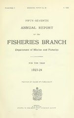 Thumbnail for File:Fifty-seventh Annual Report of the Fisheries Branch of the Department of Marine and Fisheries, for the year 1923-24. (IA 1925v61i5p29 1774).pdf