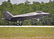 VFA-101 received its first F-35C at Eglin AFB, 22 June 2013. First F-35C Lightning II of VFA-101 lands at Eglin AFB 2013.jpg