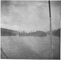 Five fingers, Yukon River, between White Horse and Dawson. Appears to be an island or a rock formation in the river. [Site of well-known rapids]