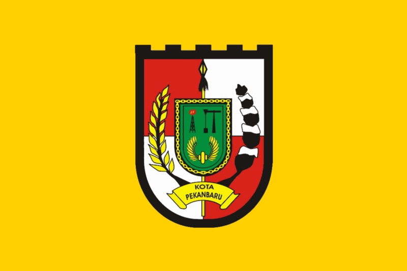 File:Flag of Pekanbaru City.png