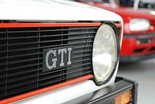 Dettaglio del logo GTI