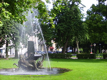 Fontein bij Stadsschouwburg Utrecht