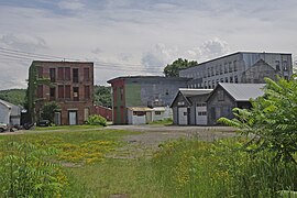 Ehemalige Fabrikgebäude im Zentrum der Stadt