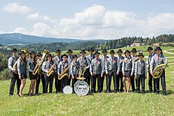 Frajhajmska godba im Jahr 2017