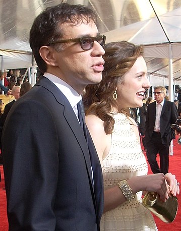 Moss with Fred Armisen in 2009
