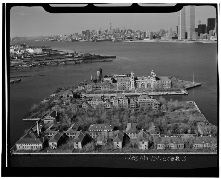 File:GENERAL VIEW, LOOKING NORTHEAST - Ellis Island, New York Harbor, New York, New York County, NY HABS NY,31-ELLIS,1-3.tif