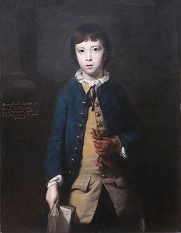 Сэр Джошуа Рейнольдс, Джордж Гревилл, 2-й граф Уорик, 1754 год. Частная коллекция.