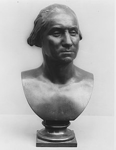 George Washington, buste en bronze, fonderie Barbedienne & procédé Collas (Metropolitan Museum of Art).