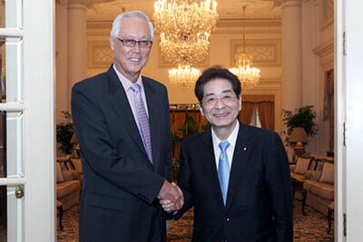 with Goh Chok Tong (on May, 2012)