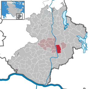 Poziția Grambek pe harta districtului Herzogtum Lauenburg