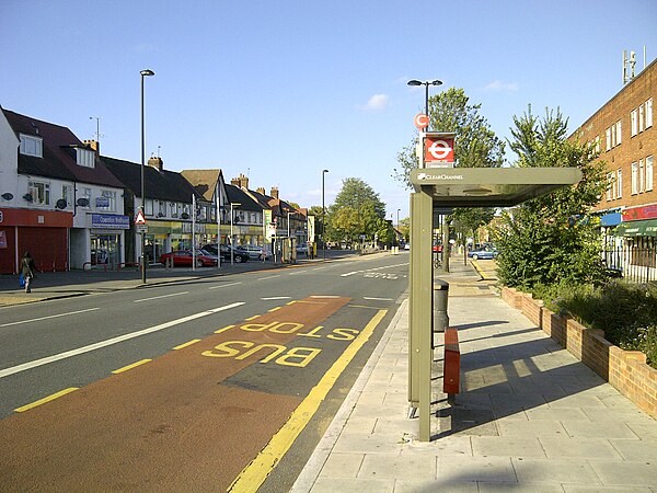 Bus stop on Greenford Road