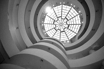 Interior of the Guggenheim Museum