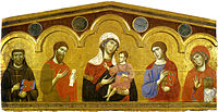 Παρθένος και Βρέφος με αγίους, 1270 Σιένα, Pinacoteca Nazionale