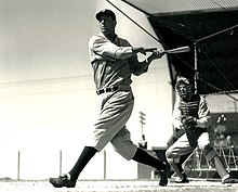 Hank Greenberg in action for the Detroit Tigers in 1940