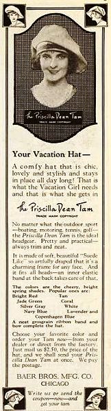 File:Hat ad with Priscilla Dean - Aug 1921 Photoplay.jpg