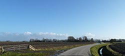 Silhouet van Hemert vanaf de Lellensterweg