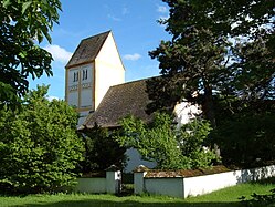 L'église Heilig-Kreuz (de) à Fröttmaning.