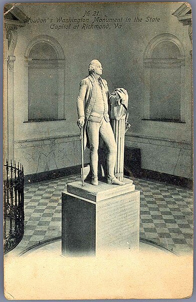 File:Houdon's Washington Monument in the State Capitol at Richmond, Va. (16836106241).jpg