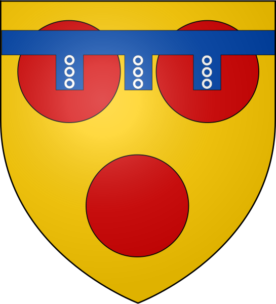 File:Hugh de Courtenay, 10th Earl of Devon Arms.svg