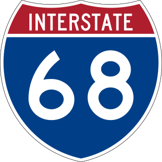 <span class="mw-page-title-main">Interstate 68</span> Interstate in West Virginia and Maryland